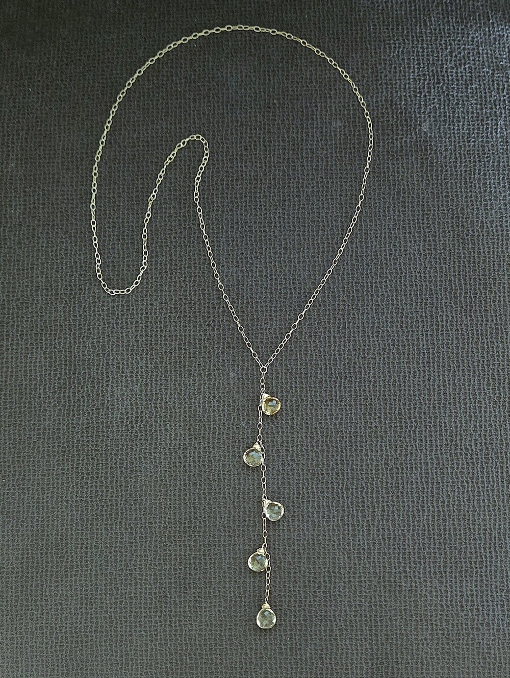 Gold💛 Necklace With Citrine🧡 Gemstones💎 - NWOT - Picture 15 of 16